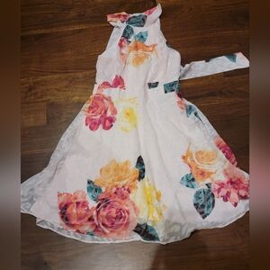 Floral Halter formal dress